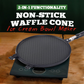 🔥50% RABATT NU!🥞Non‑stick tvåfunktionspanna – Perfekt för pannkakor, biffar och våfflor🍦✨