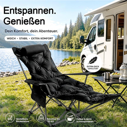 🔥50% RABATT NU!🪑Bärbar justerbar hopfällbar utomhusstol – Lätt, stabil, perfekt för camping, trädgård och strand🏕️✨