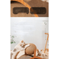🔥50% RABATT NU!🐱Kattklösboll av naturligt sisal med kartongplatta – perfekt för kattens klösvanor✨