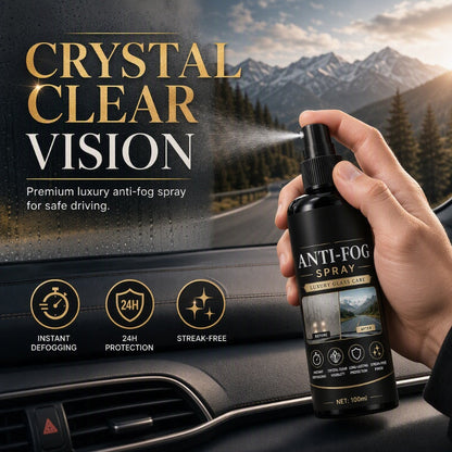 🔥50% RABATT NU!🚗Antidimmspray för bilglas – 24h långvarig, fläckfri sikt✨
