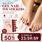 🔥50% RABATT NU!💅Halvhärdad gel‑klistermärken för tånaglar – Enkel och snygg nageldekoration✨