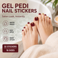 🔥50% RABATT NU!💅Halvhärdad gel‑klistermärken för tånaglar – Enkel och snygg nageldekoration✨