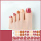🔥50% RABATT NU!💅Halvhärdad gel‑klistermärken för tånaglar – Enkel och snygg nageldekoration✨
