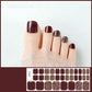 🔥50% RABATT NU!💅Halvhärdad gel‑klistermärken för tånaglar – Enkel och snygg nageldekoration✨