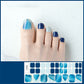 🔥50% RABATT NU!💅Halvhärdad gel‑klistermärken för tånaglar – Enkel och snygg nageldekoration✨