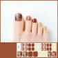 🔥50% RABATT NU!💅Halvhärdad gel‑klistermärken för tånaglar – Enkel och snygg nageldekoration✨