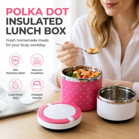 🔥50% RABATT NU!🍱Portabel isolerad lunchbox i rostfritt stål – Utläckningssäker & hållbar✨