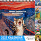 🔥50% RABATT NU!🐱📅 Rolig katthemkalender 2027 – roliga meme-bilder för varje månad✨