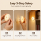 🔥50% RABATT NU!💡Magnetisk trådlös LED‑nattlampa med rörelsesensor✨