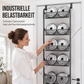 🔥50% RABATT NU!🚪Dörrhängande förvaringsorganisatör – borrfri montering, flervåningskorgar i kolstål, platsbesparande design🧺✨