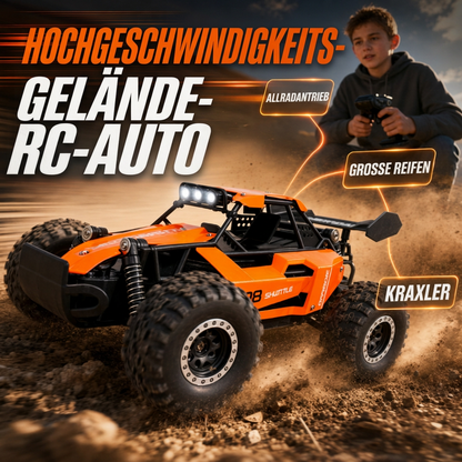 🔥50% RABATT NU! 🏎️ Fyrhjulsdriven RC‑bil, kraftfull terrängprestanda, rolig utomhuskörning 🚙✨
