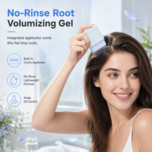 🔥50% RABATT NU! 💇 Rotvolymgivande gelkam, passar alla hårtyper, utan sköljning ✨
