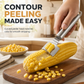 🔥50% RABATT NU! 🌽2-i-1 rostfri majsskalare och flasköppnare, snabb användning ✨