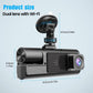 🔥50% RABATT NU! 🚗Trippel‑kamera dashcam 1080P med mörkerseende & G‑sensor 📸
