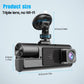 🔥50% RABATT NU! 🚗Trippel‑kamera dashcam 1080P med mörkerseende & G‑sensor 📸