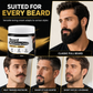 🧔 50 % RABATT! Täck grått skägg med naturlig svart färg – skäggfärgskräm med applikatorborste