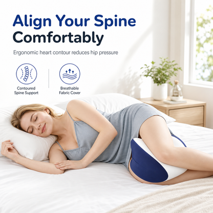 🔥50% RABATT NU! Hjärtformad minnesskumsknäkudde för sidsovare, ergonomisk och bekväm 🛏️💤❤️✅💥
