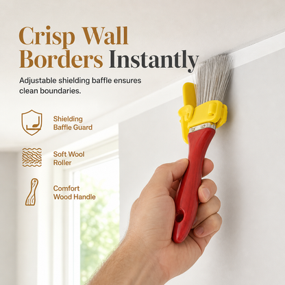 🔥50% RABATT NU! Latexkantroller för målning av hörn med konstullsroller, för innerväggar och tak 🖌️🎨🧱✅💥