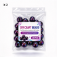 DIY Electroplated Glossy Round Beads Craft Set