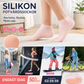 🛒 50% RABATT NU! 🦶 Fuktgivande och exfolierande silikonstrumpor för fotvård och strandskydd (3 st.) – Återanvändbara, Mjuka & Skonsamma – Perfekt för Hemfotvård, Resor och Sommar 🌿