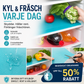 🧊 50 % RABATT! Håll kylskåpet rent längre – vattentäta EVA-inlägg som skyddar hyllor från fläckar och spill