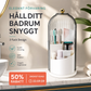 🏡 50% RABATT ✨ | Tandborstförvaring med Skjutlock – 3 Fack & 360° Roterbar – Håller badrummet ordnat, Lättmonterad & Vattentät – Perfekt för badrum, toalett och familjens hygienprodukter