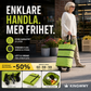 🛒 50% RABATT NU! 🧳 2‑i‑1 Hopfällbar Shoppingvagn – Stor Kapacitet & Slitstarkt Oxford-tyg – Perfekt för Matbutik, Marknad, Camping & Resor 🌿