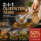 🍳🔥50 % RABATT NU! 2‑i‑1 kökstång – sked & sil i ett. Rostfritt stål, perfekt för fritering, siktning och servering 💪✨