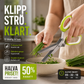 🔥50% RABATT NU🌿 Fembladig örtsax, perfekt för snabb hackning av färska örter och kryddor i köket Jämn finfördelning, tidsbesparande vid matlagning✨